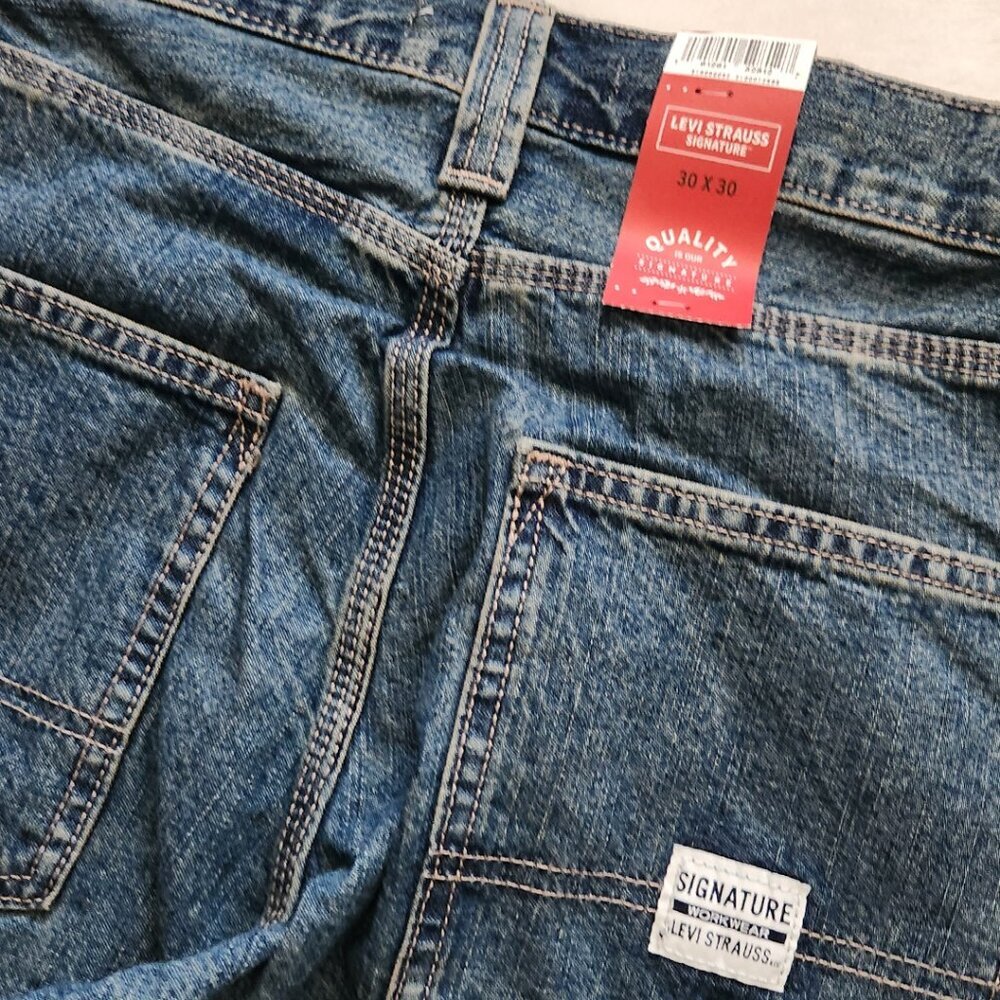 Levi Strauss Signature Carpenter Pants, Men's 30 x 30, NWT, Boot Cut Hammer Loop - Picture 8 of 15